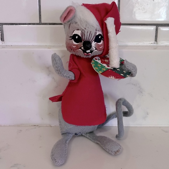 Annalee Christmas Candle Mouse - Picture 1 of 4
